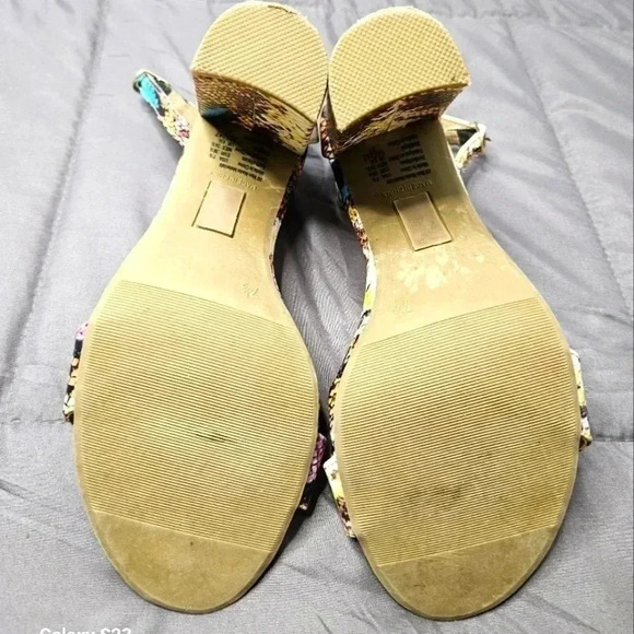 Report snakeskin print chunky block heels - Picture 5 of 5